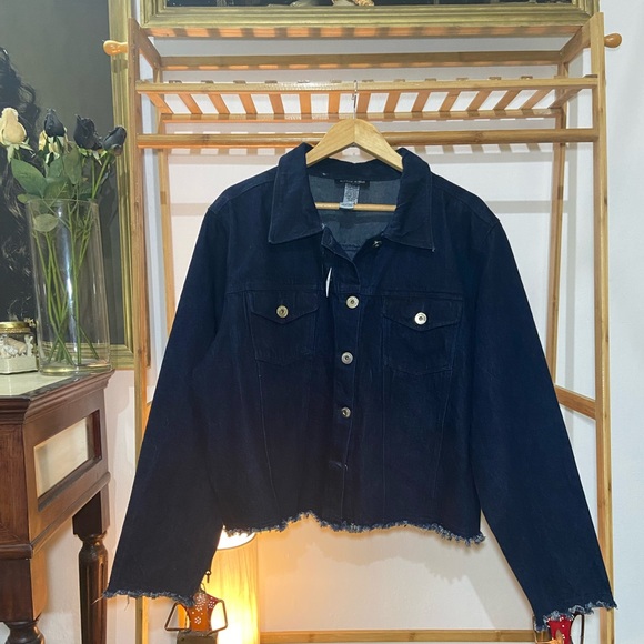 ⚫️Eighty Eight Denim Jacket. Size- 2X - Picture 5 of 11
